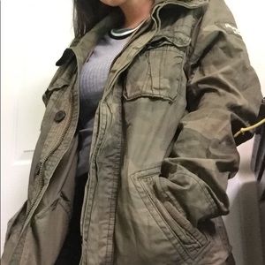 Vintage looking camo jacket